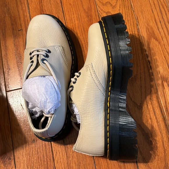 NWT Dr Martens 1461 Quad II Parchment Beige - 7 - Picture 8 of 9